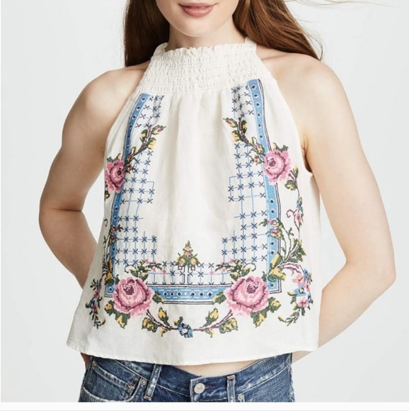 Free People Cream Fabric Detail used exelent condition. - Picture 12 of 14